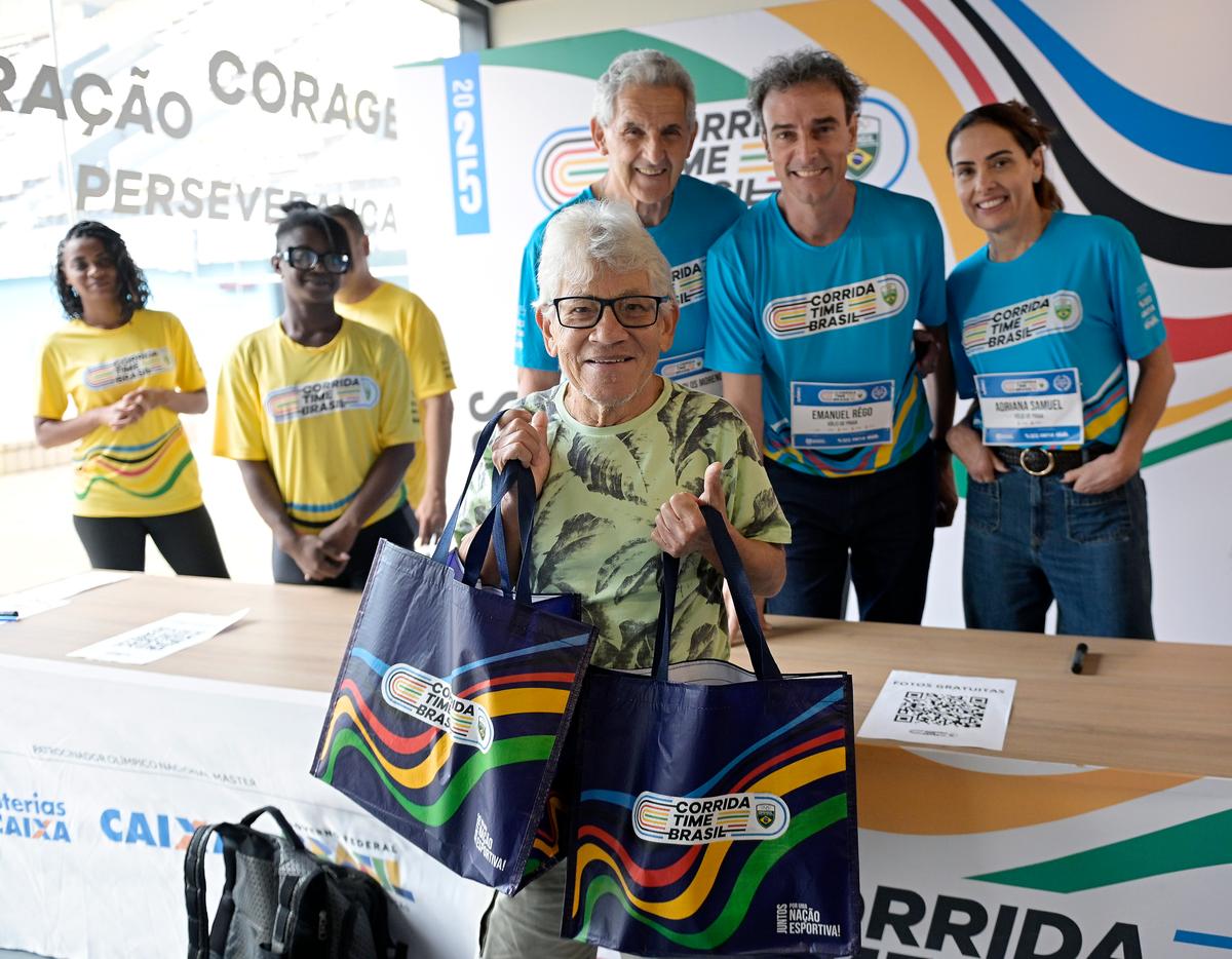 Corrida Time Brasil inicia clima olímpico com entrega de kits e atrações no CT do COB na sexta e no sábado