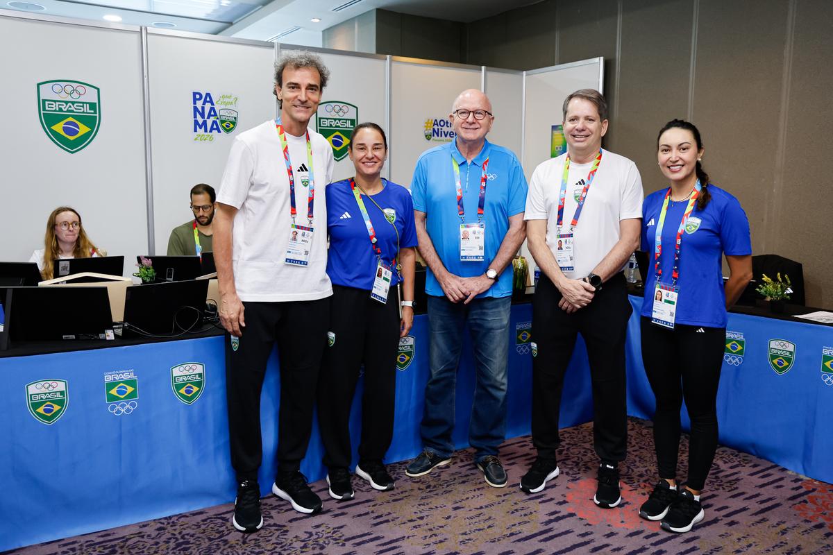 Presidente do COB visita Vila dos Atletas e destaca suporte ao Time Brasil no Panamá 2026