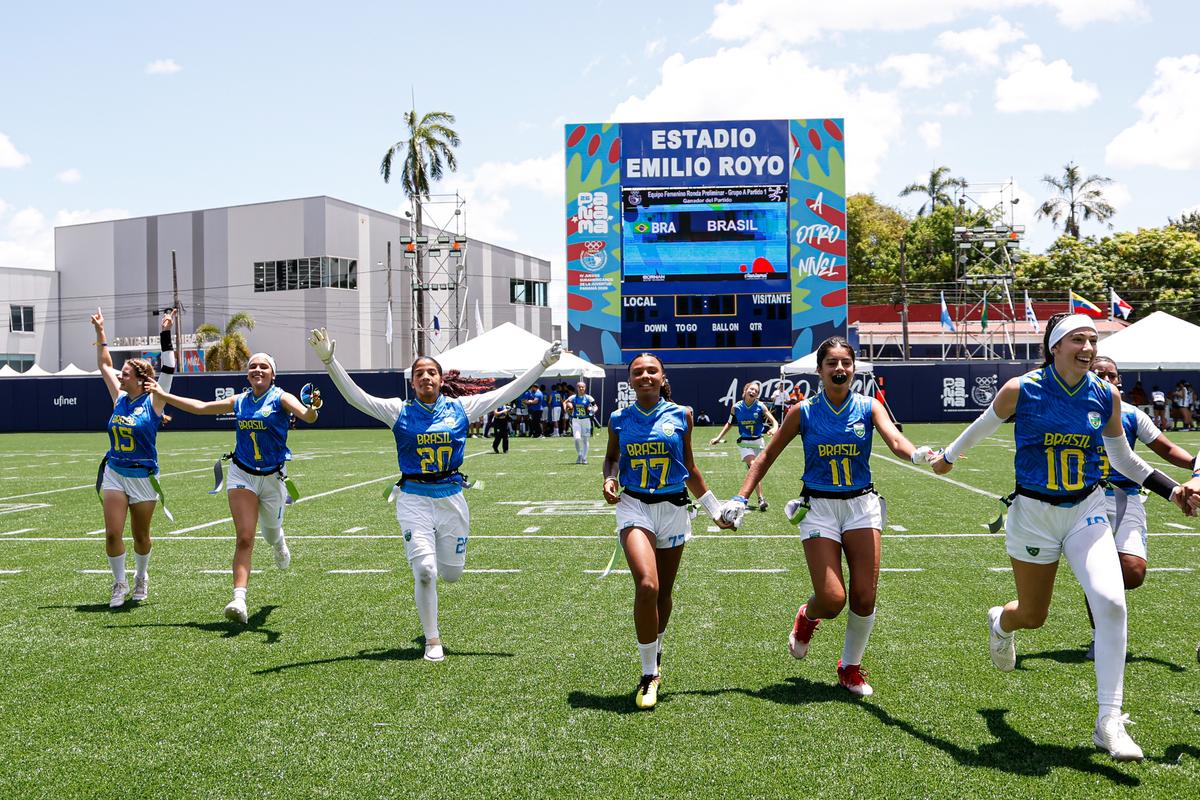 Uma verdadeira seleção brasileira no flag football para o Panamá 2026