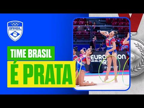 Brasil é prata na prova dos 5 arcos do Mundial Juvenil de Ginástica Rítmica