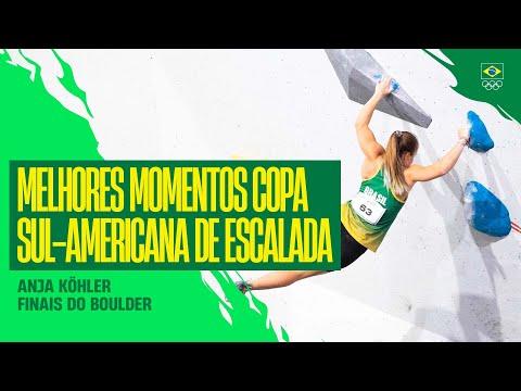 Melhores Momentos | Copa Sul-Americana de Escalada | Anja Köhler nas finais do Boulder