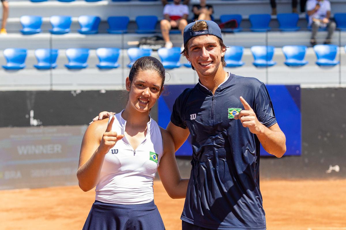 Dominante, dupla mista brasileira conquista segundo ouro pro Brasil e encerra participação do Tênis no Panamá
