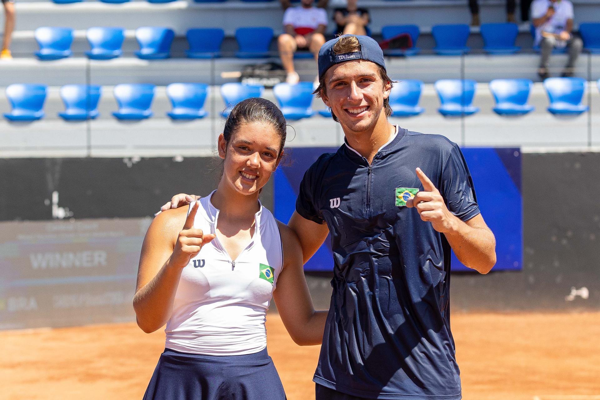Foto: Léo Barrilari/COB Leonardo Storck e Maria Eduarda Carbone brilham no Panamá 2026