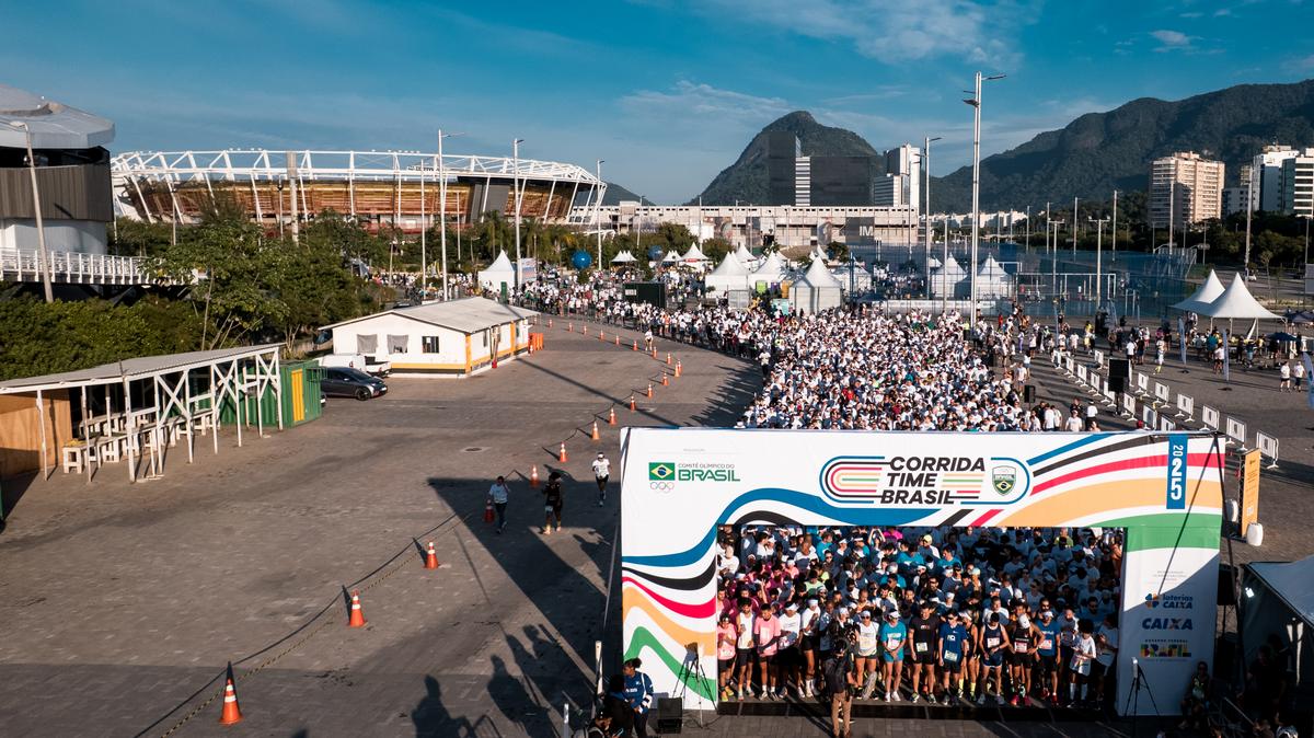 Parque Olímpico recebe atletas olímpicos, paralímpicos e milhares de anônimos na segunda edição da Corrida Time Brasil neste domingo, dia 17