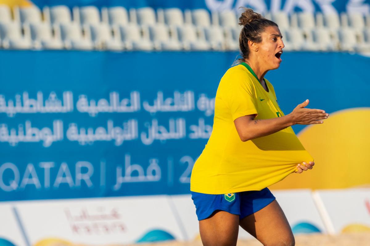 Seleção Brasileira feminina de beach soccer passa para as semifinais dos Jogos Mundiais de Praia