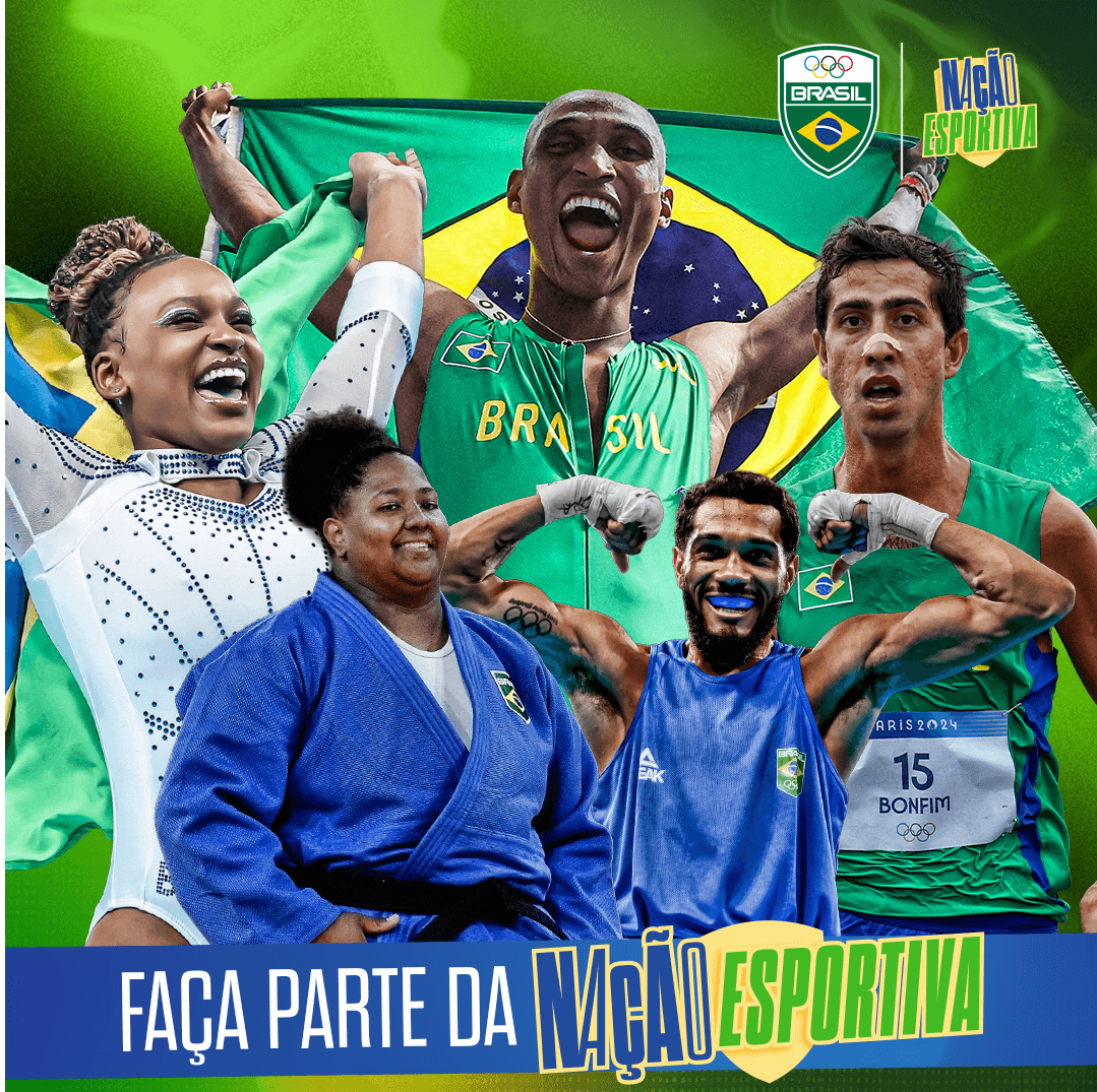 COB lança Nação Esportiva e convida brasileiros a fortalecer o Time Brasil de forma gratuita com parte do Imposto de Renda