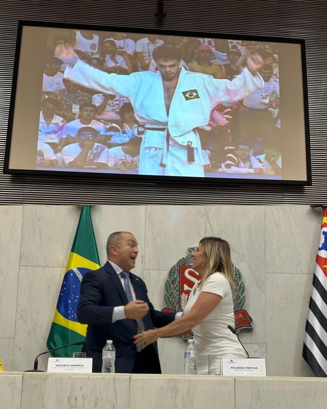 Rogério Sampaio recebe homenagem da Assembleia Legislativa de São Paulo