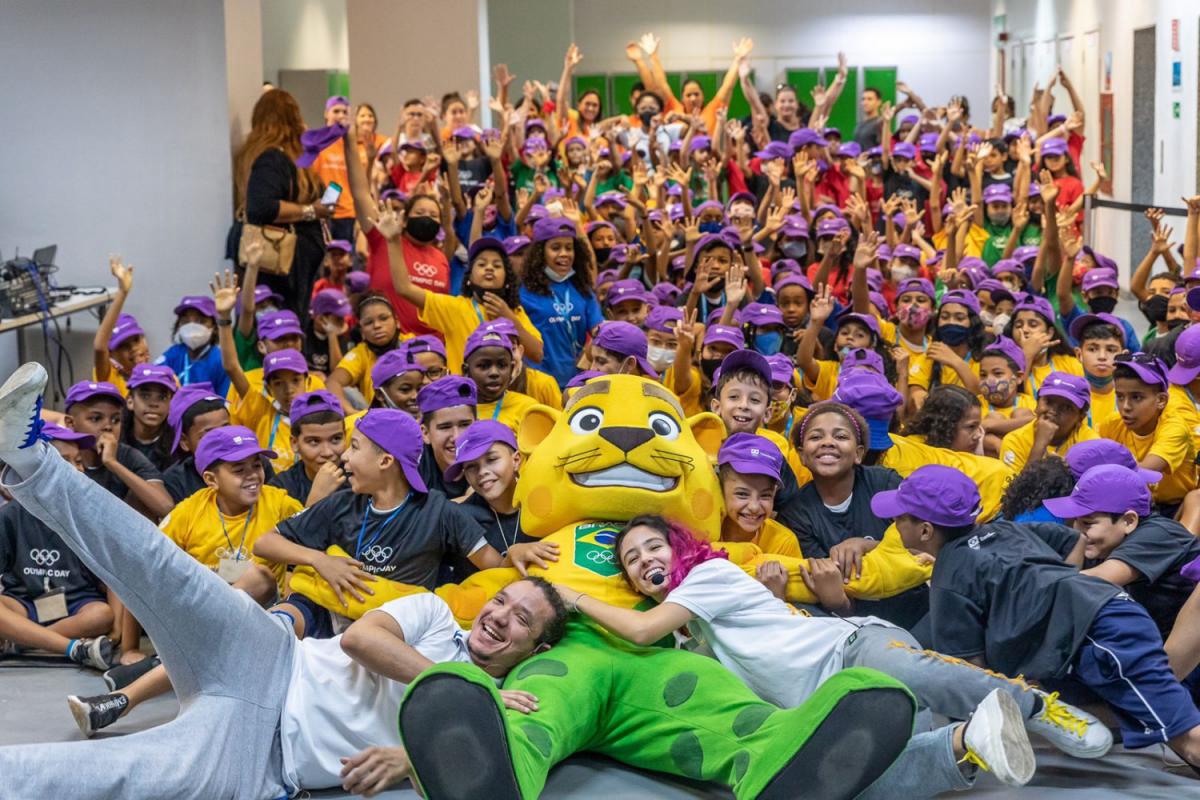 Palestra, clínicas e festa das crianças marcam celebração do Dia Olímpico no Centro de Treinamento do COB