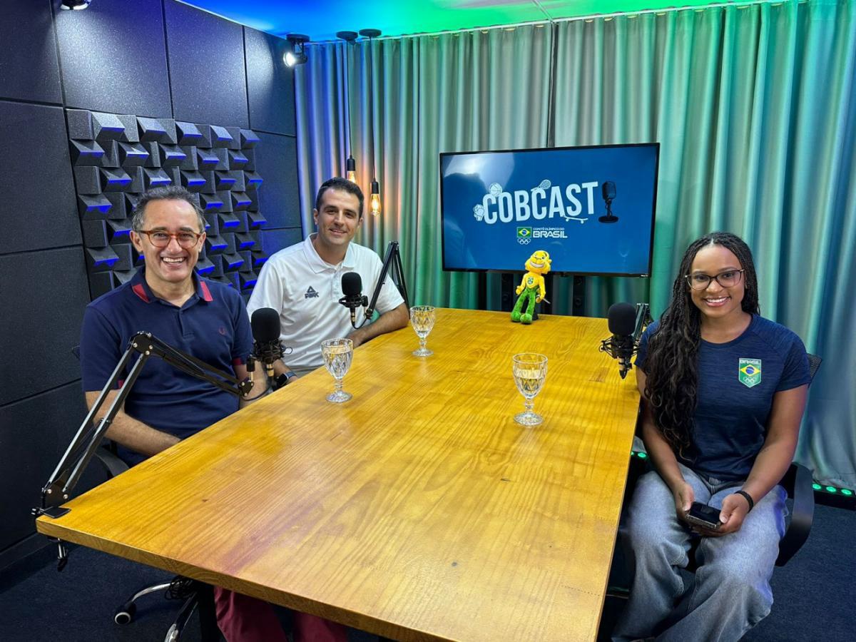 Com participação de Rebeca Andrade, COB estreia o COBCast, podcast oficial da entidade