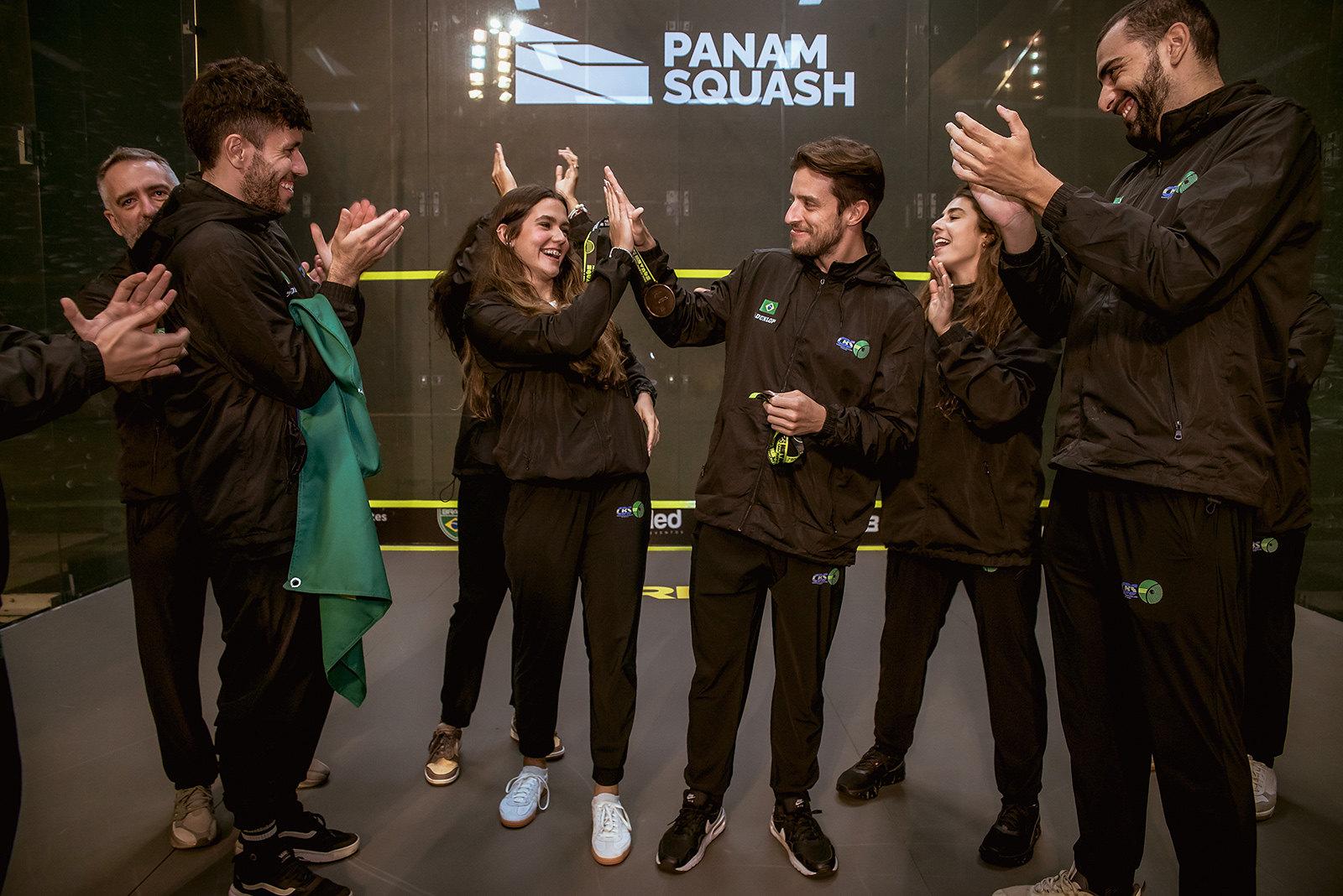 Conheça a equipe brasileira de squash que disputará Copa do Mundo pela primeira vez