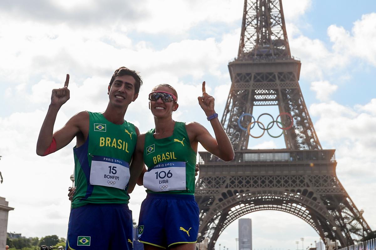 Caio Bonfim e Viviane Lyra participarão de palestra sobre a marcha atlética na COB Expo 2025
