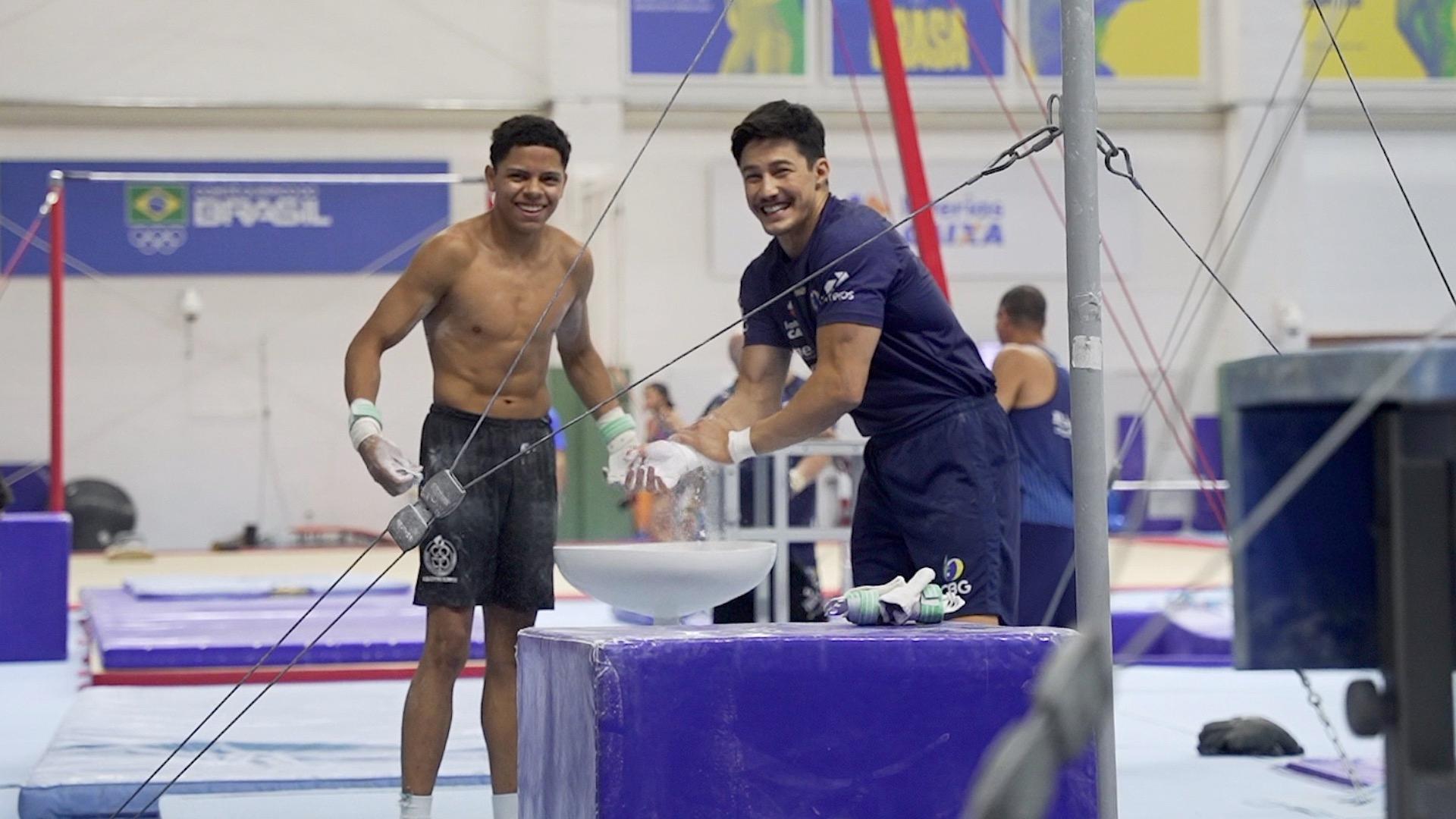 Puxada por Arthur Nory e Caio Souza, seleção masculina de ginástica artística tem caras novas em primeiro camping do novo ciclo olímpico