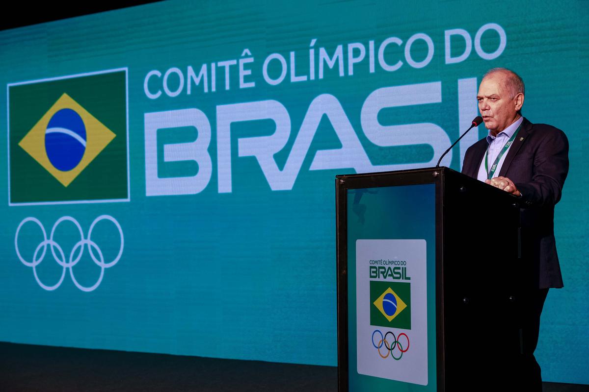 Paulo Wanderley na abertura da COB Expo 2024. Foto: Leo Barrilari/COB