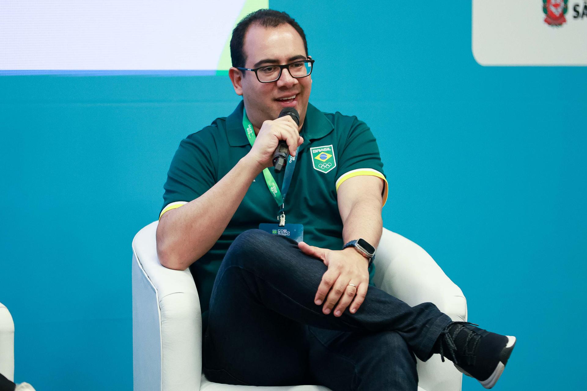 Paulo Conde, diretor de comunicação do COB. Foto: Léo Barrilari/COB