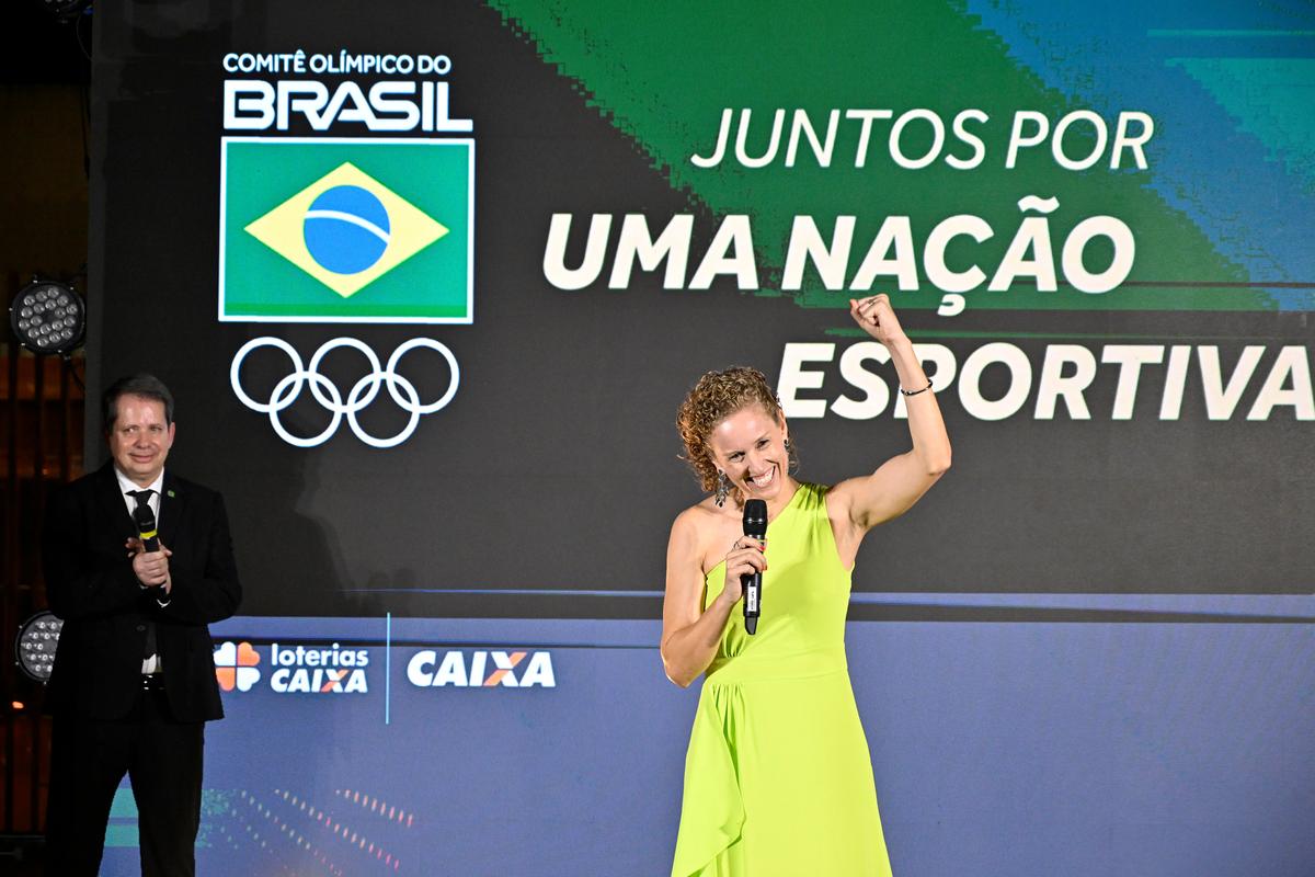 Yane Marques celebra eleição da primeira mulher presidente do COI na história