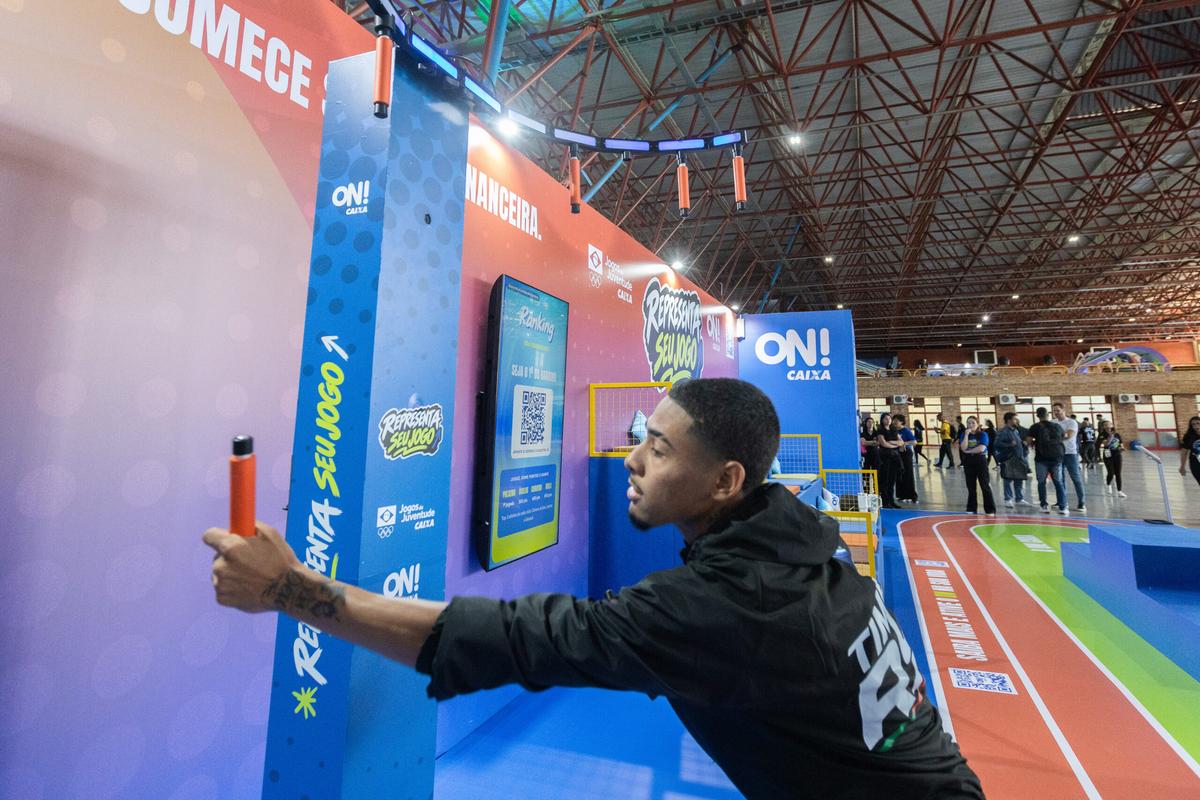 Centro de Convivência dos Jogos da Juventude CAIXA 2026 se transforma em ponto de encontro e de amizade