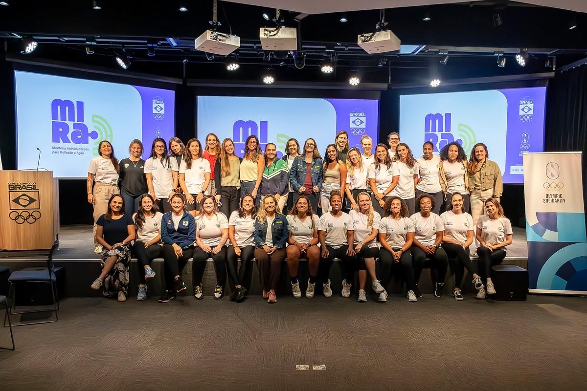 Programa MIRA – Mentoria para Treinadoras encerra segunda edição com encontro presencial no CT do COB