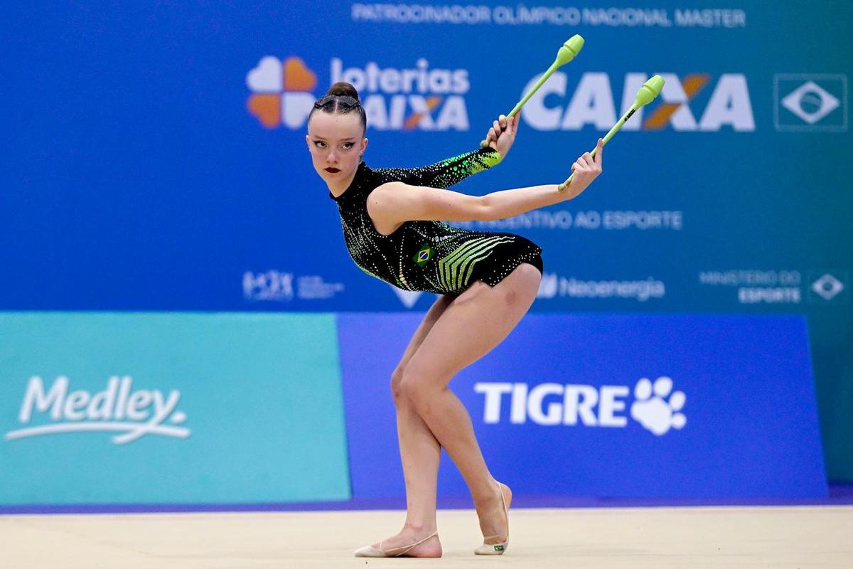 Metade búlgara, metade gaúcha: Mariana Sartori conquista dois ouros na ginástica rítmica dos Jogos da Juventude CAIXA 2026