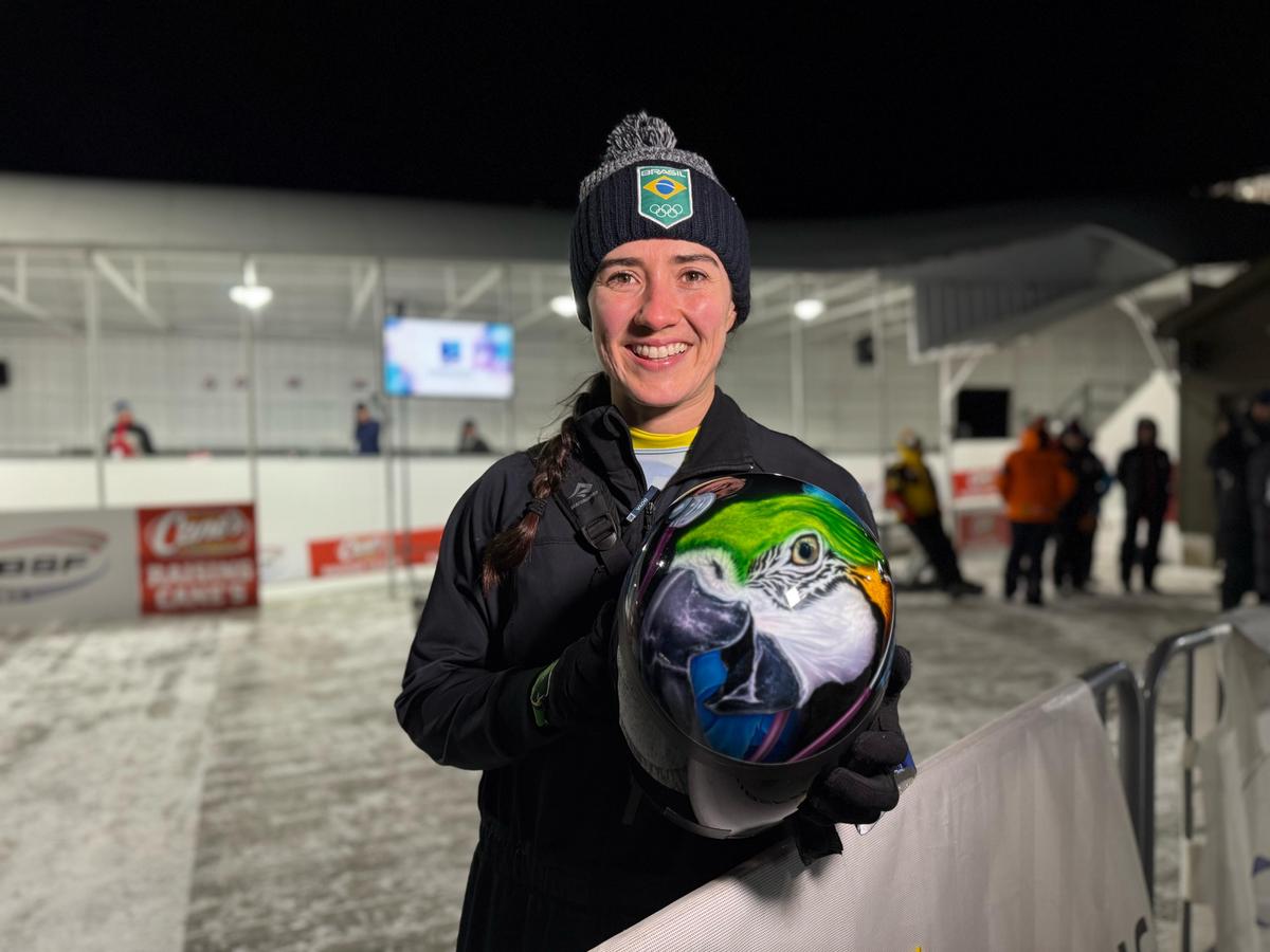 Nicole Silveira faz história com 4º lugar inédito no Mundial de Skeleton, em Lake Placid