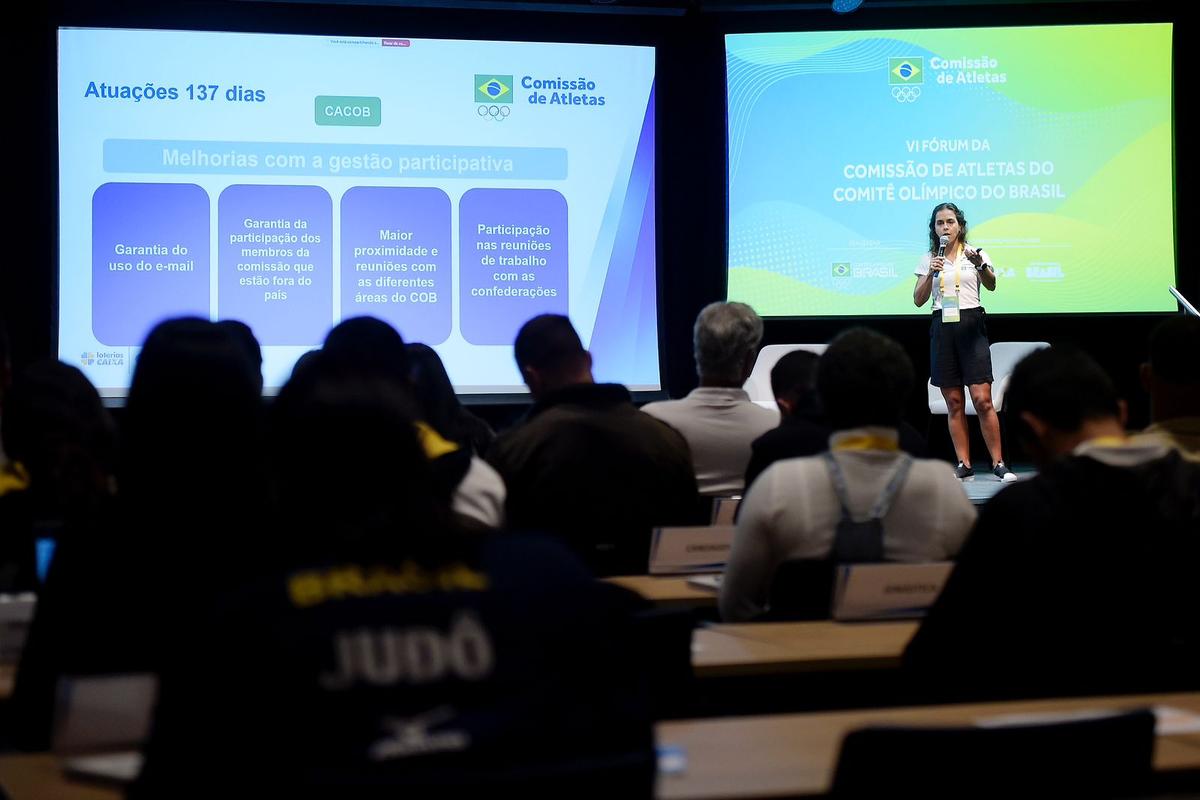 Fórum da CACOB promove diálogo sobre papel das comissões de atletas, impacto social e políticas públicas no esporte