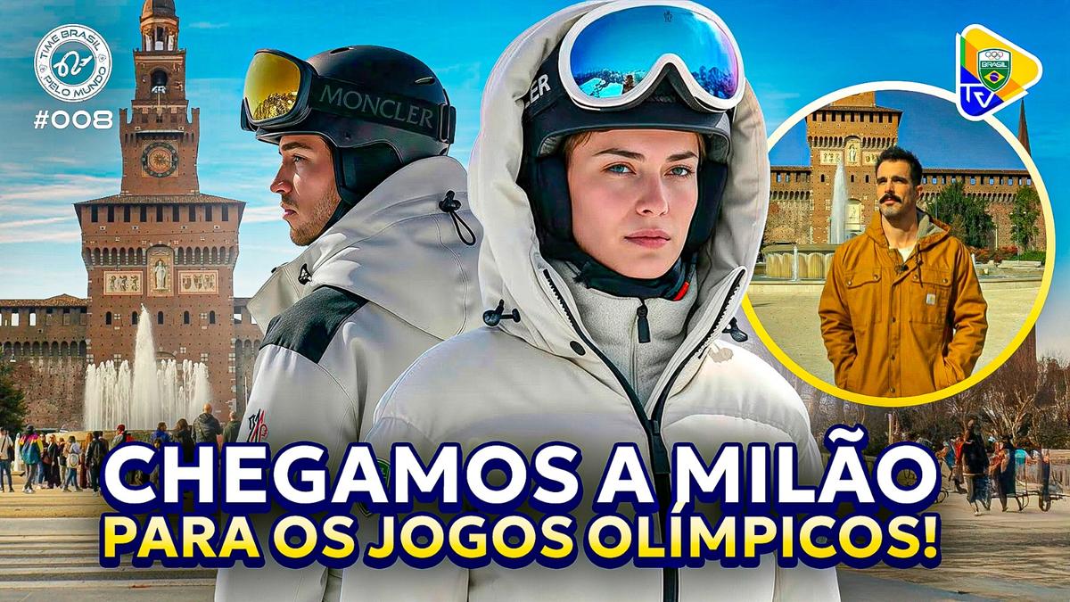 A um mês dos Jogos Olímpicos de Inverno 2026, COB explora Milão e Cortina D’Ampezzo na websérie Time Brasil pelo Mundo