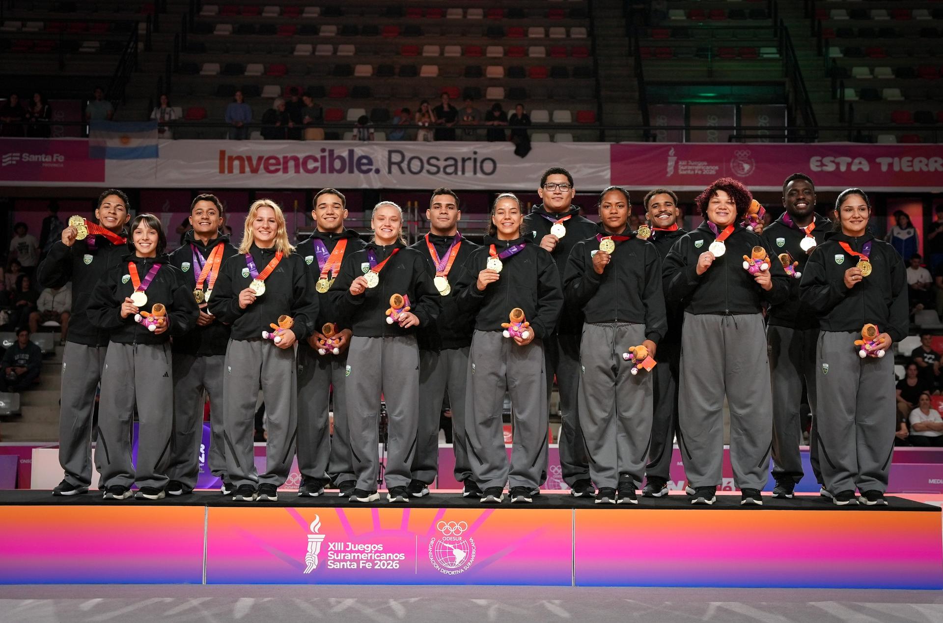 Judô brasileiro é campeão por equipes mistas e fecha melhor campanha da história nos Jogos Sul-americanos