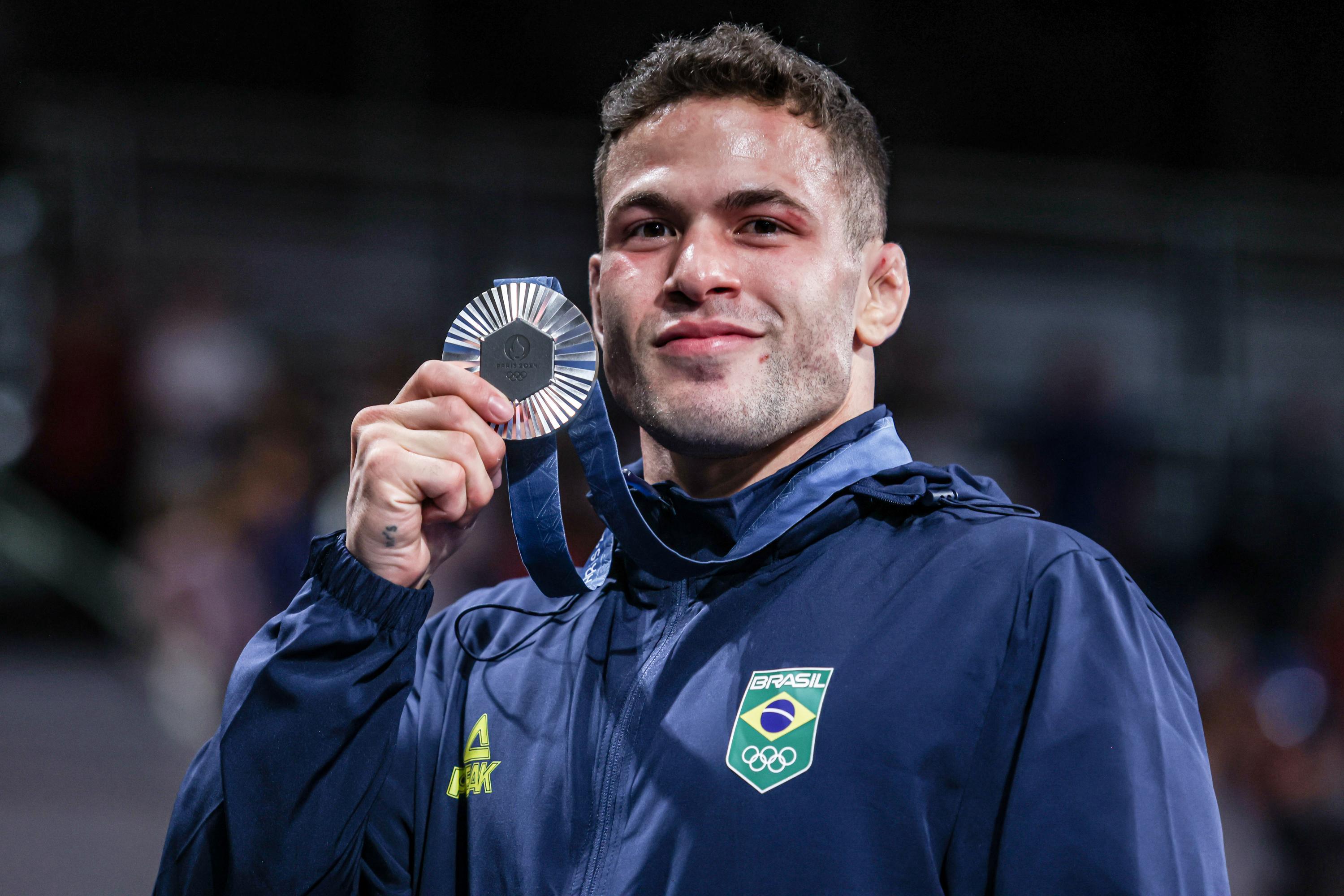 Willian Lima conquista medalha de prata no judô nos Jogos Olímpicos Paris 2024