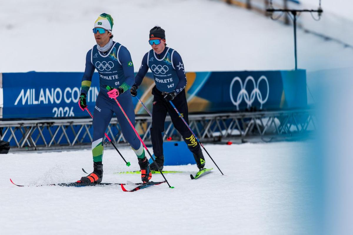 Esqui cross-country abre a participação do Time Brasil nos Jogos Olímpicos de Inverno Milão-Cortina 2026