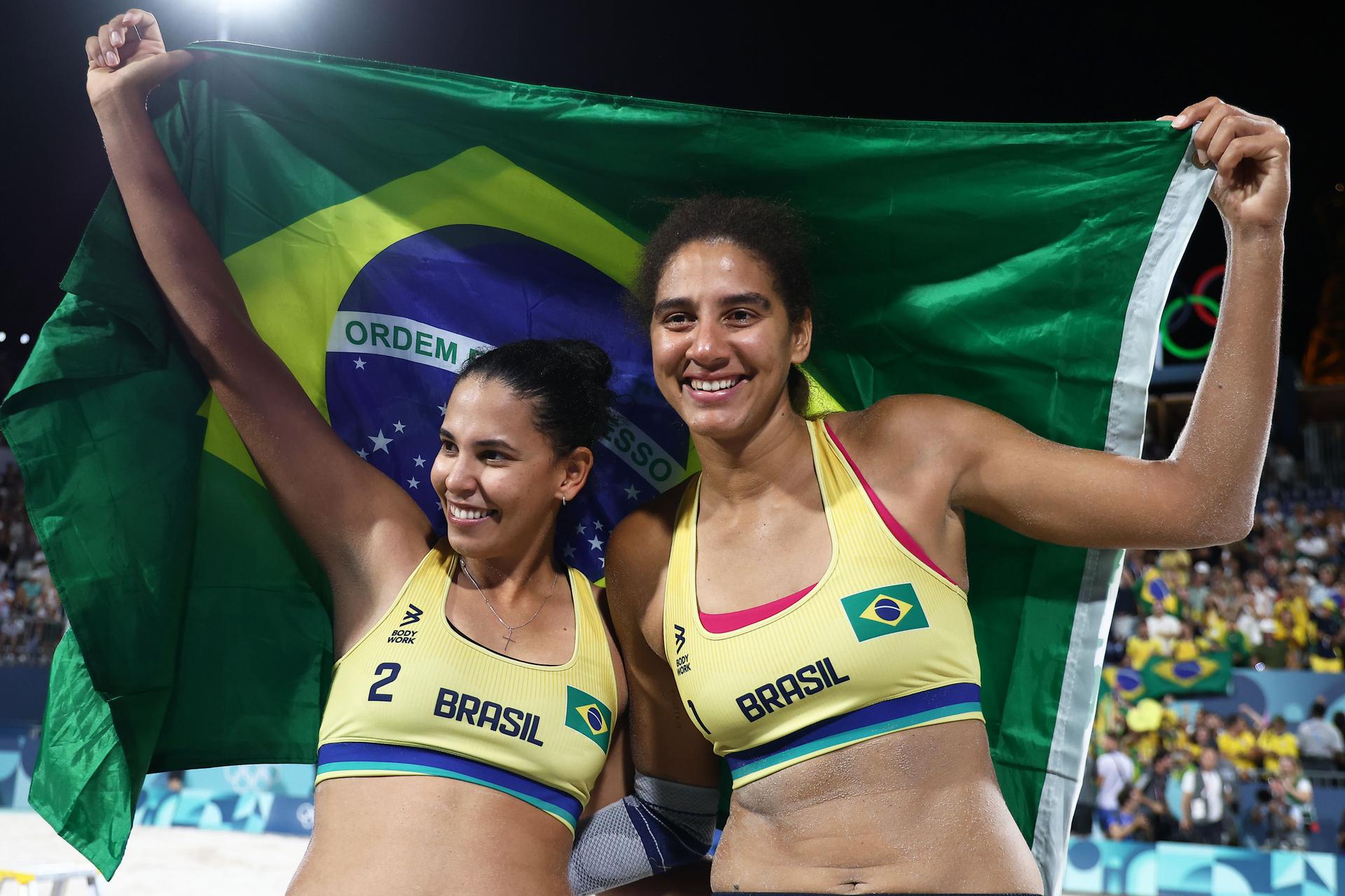 Campeãs olímpicas, Duda e Ana Patrícia serão as porta-bandeiras do Brasil na Cerimônia de Encerramento dos Jogos Paris 2024. Foto: Luiza Moraes/COB.