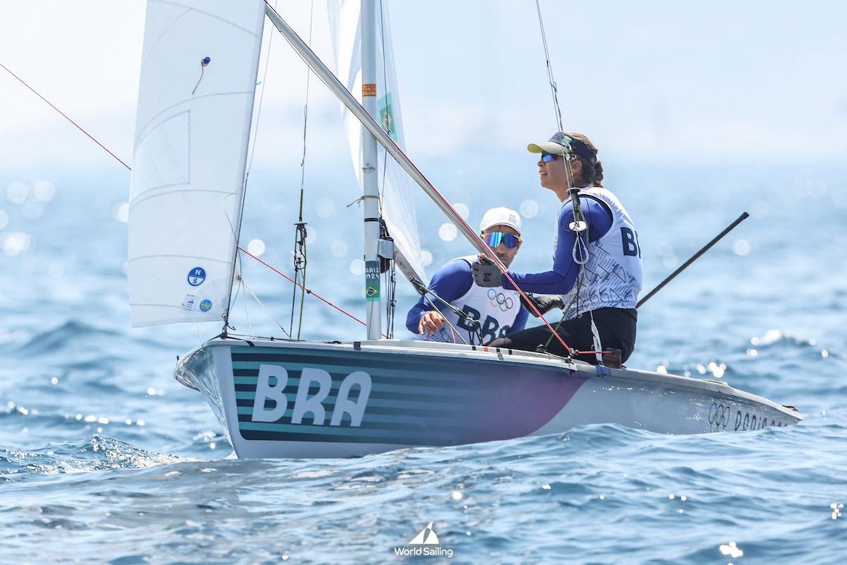 Henrique Haddad e Isabel Swan - Foto World Sailing / Lloyd Images