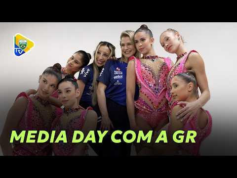 BASTIDORES MEDIA DAY DA GINÁSTICA RÍTMICA NO CT TIME BRASIL!