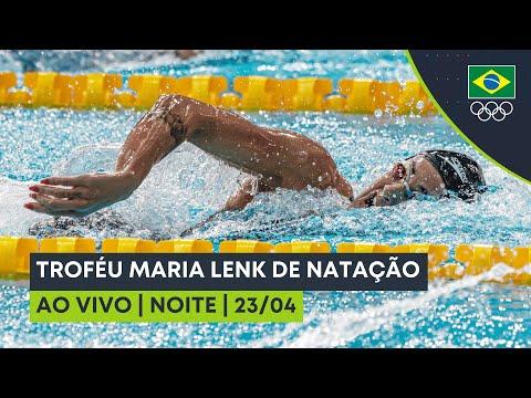 TROFÉU MARIA LENK DE NATAÇÃO | AO VIVO | NOITE | 23/04
