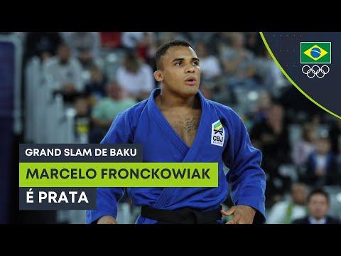 Marcelo Fronckowiak conquista a medalha de prata no Grand Slam de Judô de Baku