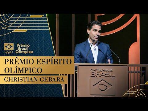 Christian Gebara, presidente da Vivo, recebe o Prêmio Espirito Olímpico