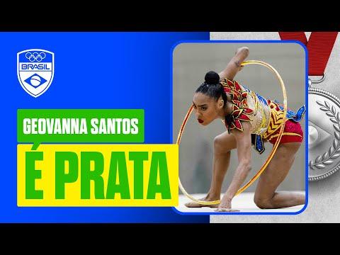 Geovanna Santos é prata no arco do Pan-americano de Ginástica Rítmica Assunção 2025