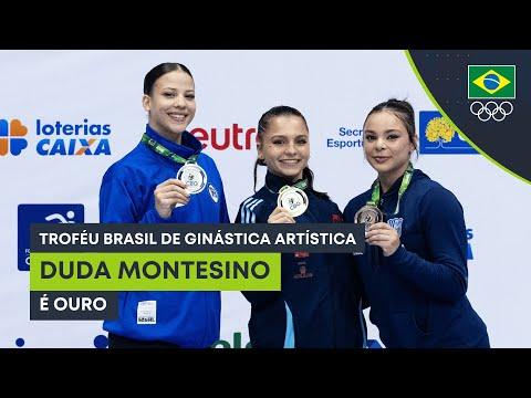 Duda Montesino é ouro na trave do Troféu Brasil de Ginástica Artística