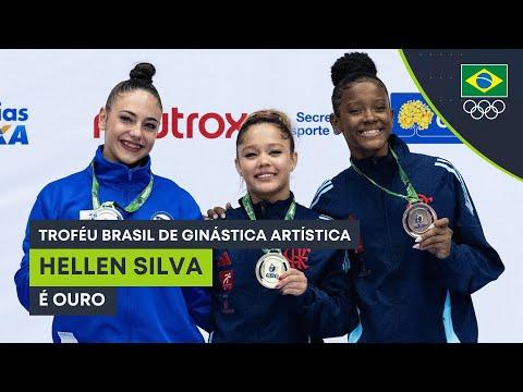 Hellen Silva é ouro no solo no Troféu Brasil de Ginástica Artística