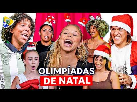 OLIMPÍADAS DE NATAL COM FLAVIA SARAIVA, RAFA SILVA, ANA MARCELA, REBECA LIMA E MARCELLE! QUEM LEVA?
