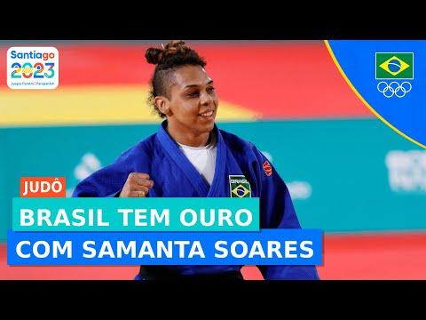 Samanta Soares GANHA O OURO l JOGOS PAN-AMERICANOS l JUDÔ FEMININO -78KG l