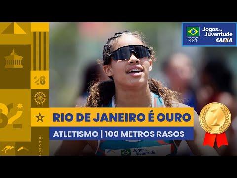 Hakelly da Silva conquista o ouro nos 100 metros rasos para o Rio de Janeiro