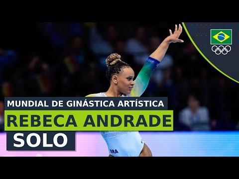 Mundial de Ginástica Artística Antuérpia 2023 - Final por Equipes | Rebeca Andrade no solo