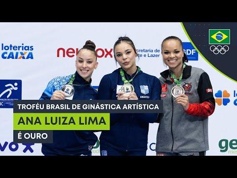 Ana Luiza Lima é campeã nas barras assimétricas do Troféu Brasil de Ginástica Artística