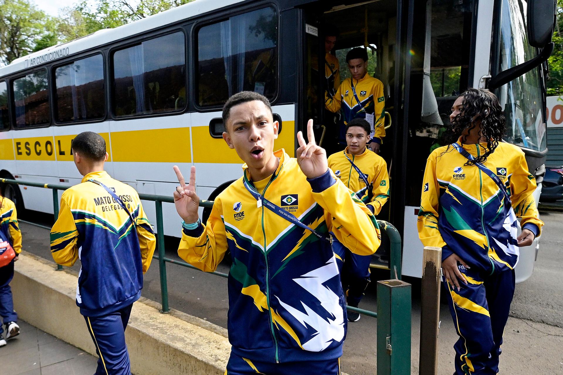 “O esporte me faz conhecer o mundo”: Luis Felipe Brasil (MT), se emociona em visita às Cataratas