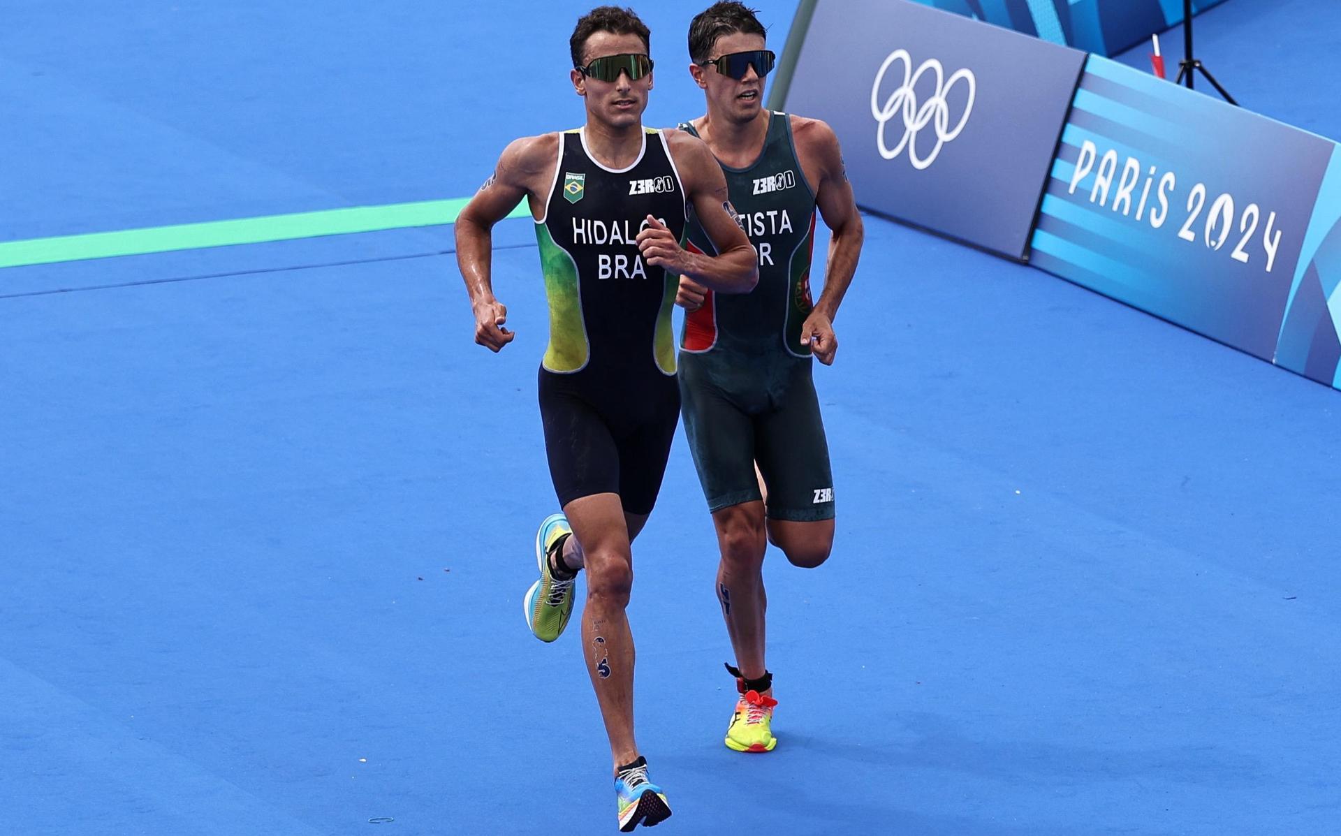 Triatlo masculino - Na imagem o triatleta Miguel Hidalgo - Foto: Miriam Jeske/COB