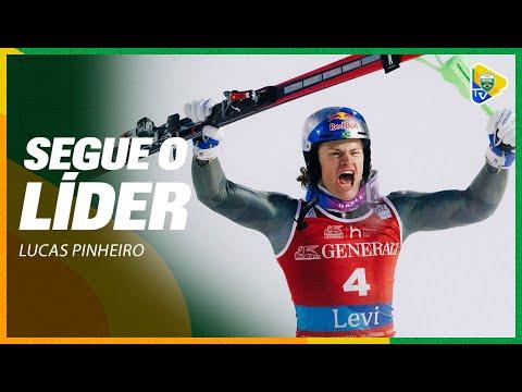 FENÔMENO! LUCAS PINHEIRO ASSUME A LIDERANÇA DA COPA DO MUNDO DE ESQUI ALPINO!